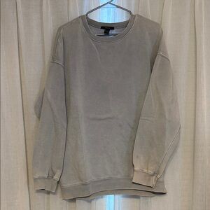 Forever 21 Gray Crew Neck Sweater